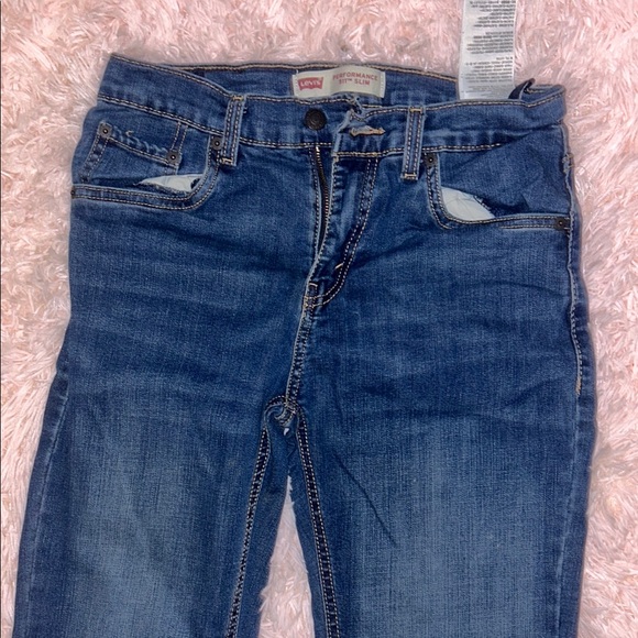 Levi's Blue Skinny Jeans with Classic Stitching - Picture 1 of 5